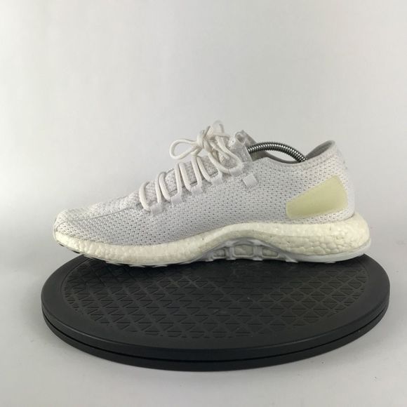 Adidas Pureboost Clima White Athletic Running Shoes BY8897 Men’s Size 10 - Picture 9 of 12